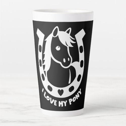 Pony Club Rider Latte Mug