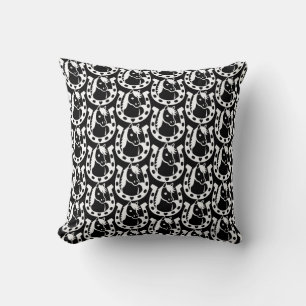 Pony Club Rider Throw Pillow