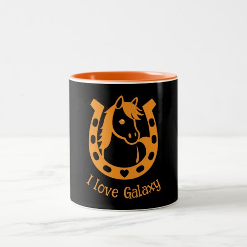 Pony Club Rider Two_Tone Coffee Mug