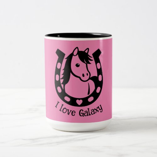 Pony Club Rider Two_Tone Coffee Mug