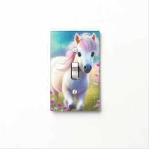 Pony Cute Horse Nursery Light Switch Cover
