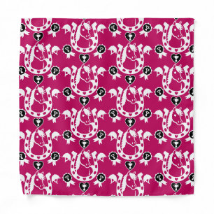Pony Dressage Home Decor Bandana