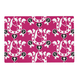 Pony Dressage Home Decor Placemat