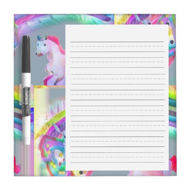 Pony  Dry Erase Board (Front)