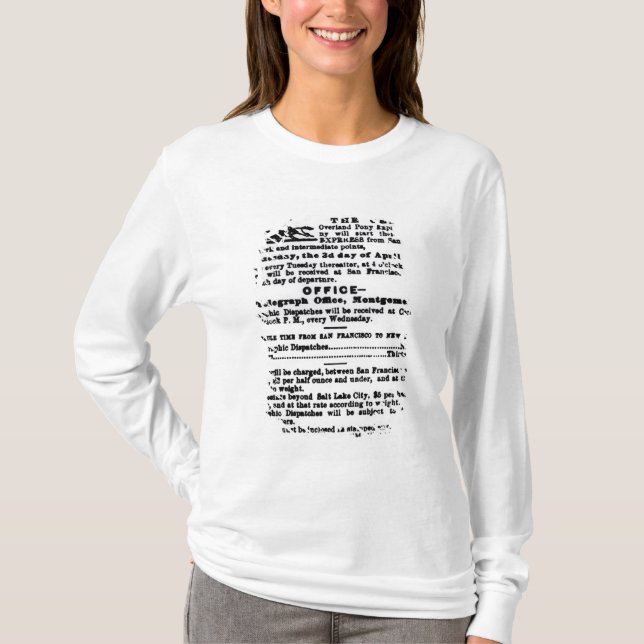 Pony Express, Nine Days T-Shirt (Front)