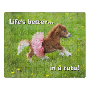 Pony in Tutu Jigsaw Puzzle
