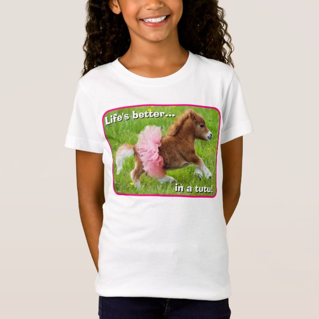 Pony in Tutu T-Shirt (Front)