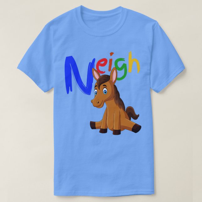 Pony Neighing T-Shirt (Design Front)