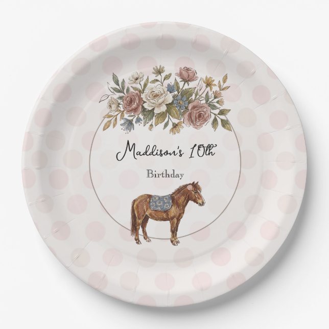 Pony Paper Plates (Front)