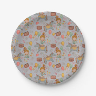 Pony Party Paper Plates