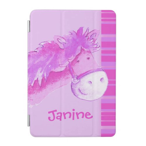 Pony pink purple girls named ipad smart cover