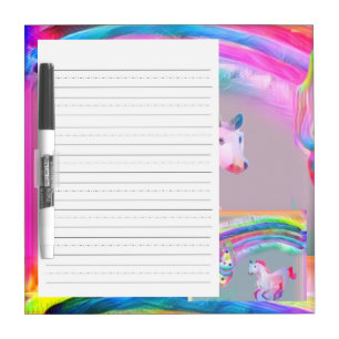 Pony Rainbow Dry Erase Board