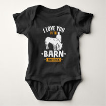 Pony rider Gift for equestrian lovers Baby Bodysuit