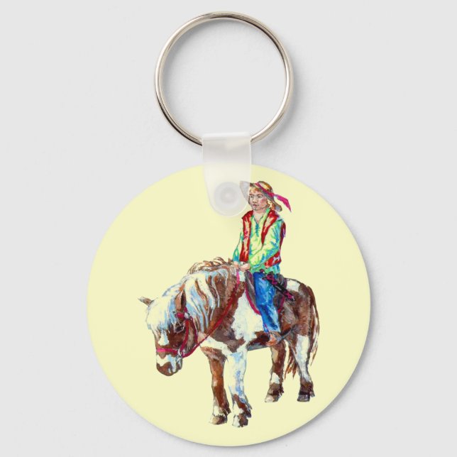 Pony rider keychain (Front)