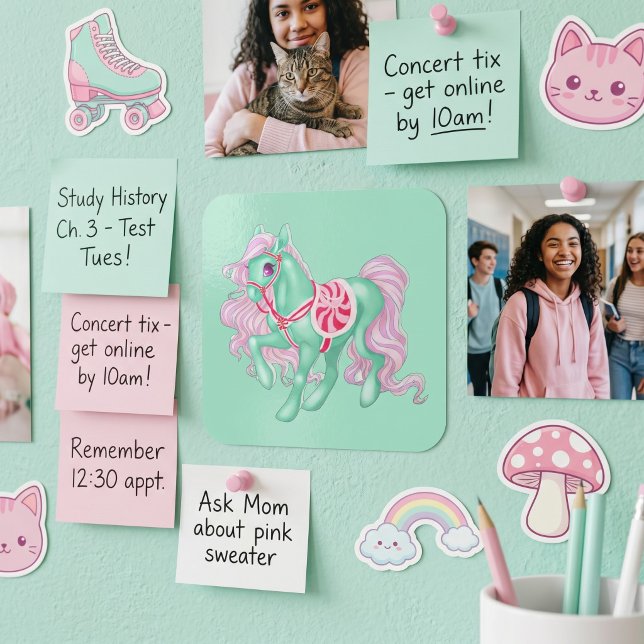 Pony Square Sticker (Creator Uploaded)