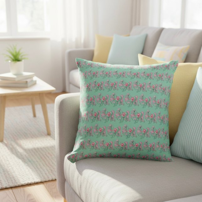 Pony Throw Pillow (Creator Uploaded)