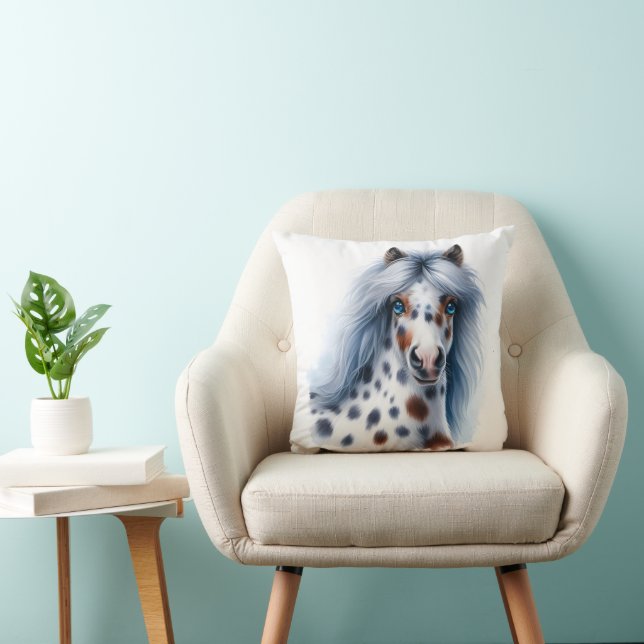 Pony Throw Pillow (Chair)