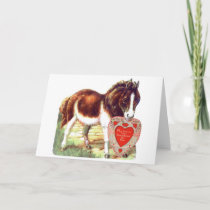 Pony Valentine Holiday Card