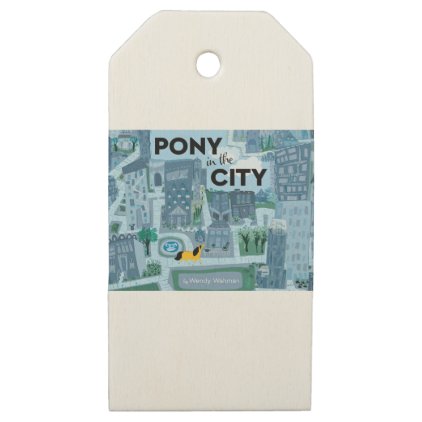 PONY WOODEN GIFT TAGS