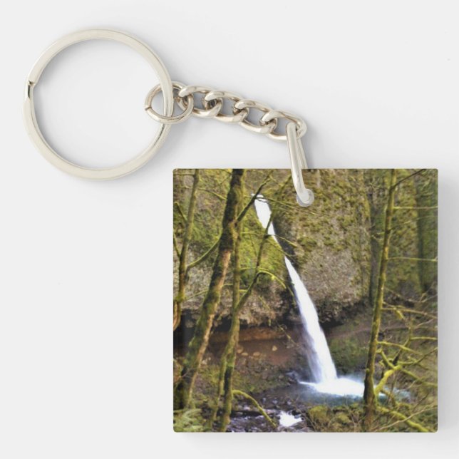 Ponytail Falls, Oregon Keychain (Front)