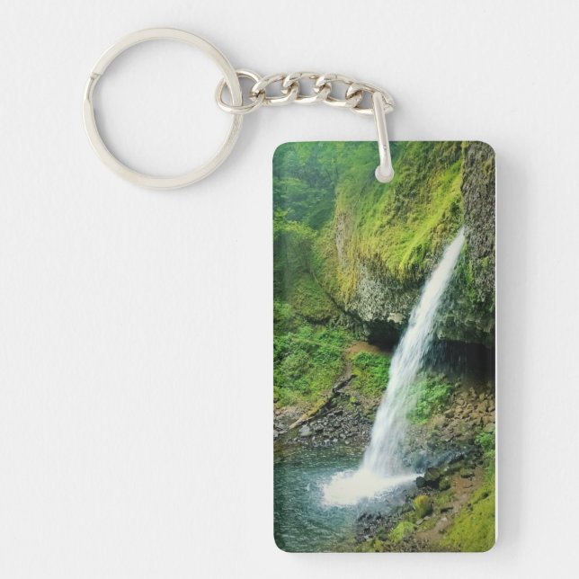 Ponytail Falls, Oregon Keychain (Front)