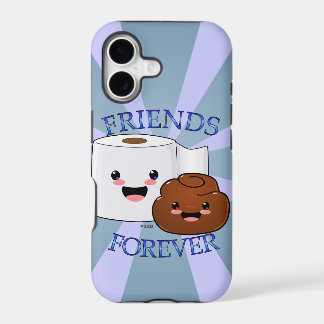 Poo and Toilet Paper BFFS iPhone 17 Case