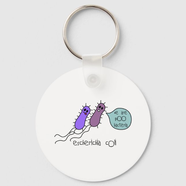 Poo Bacteria Keychain (Front)