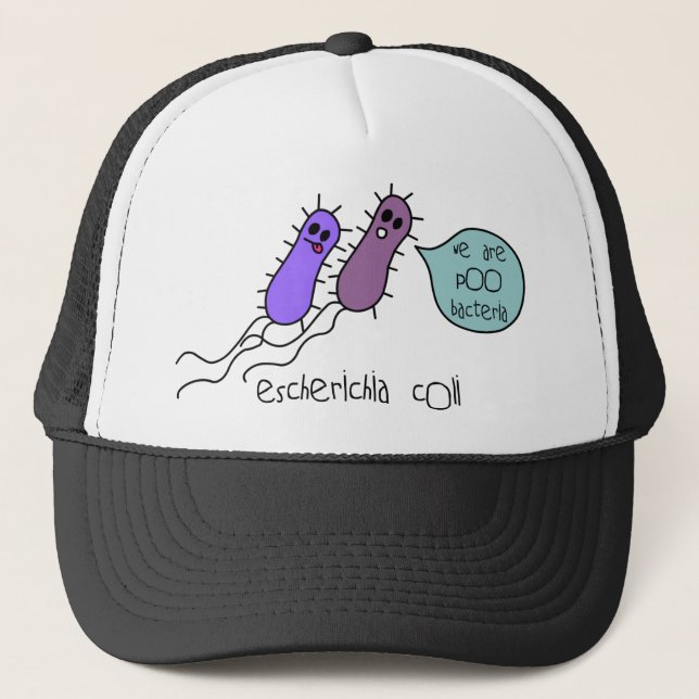 Poo Bacteria Trucker Hat (Front)
