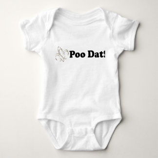 Poo Dat Who Dat Baby Bodysuit