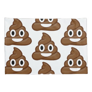 poo emoji pillow case pillowcases