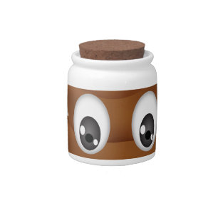 poo emojis candy jar