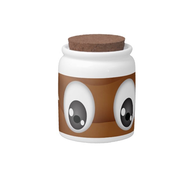 poo emojis candy jar (Front)