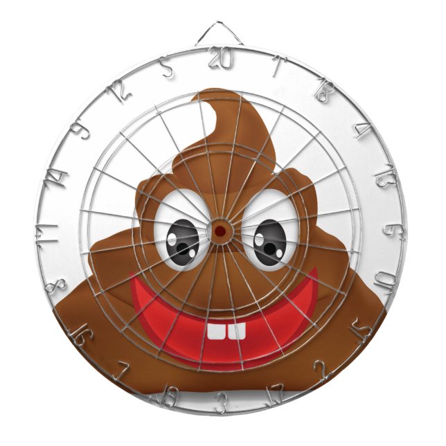 poo emojis dart board (Front)