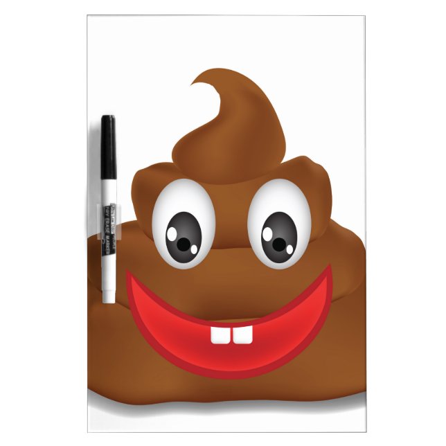 poo emojis dry erase board (Front)