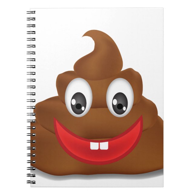 poo emojis notebook (Front)