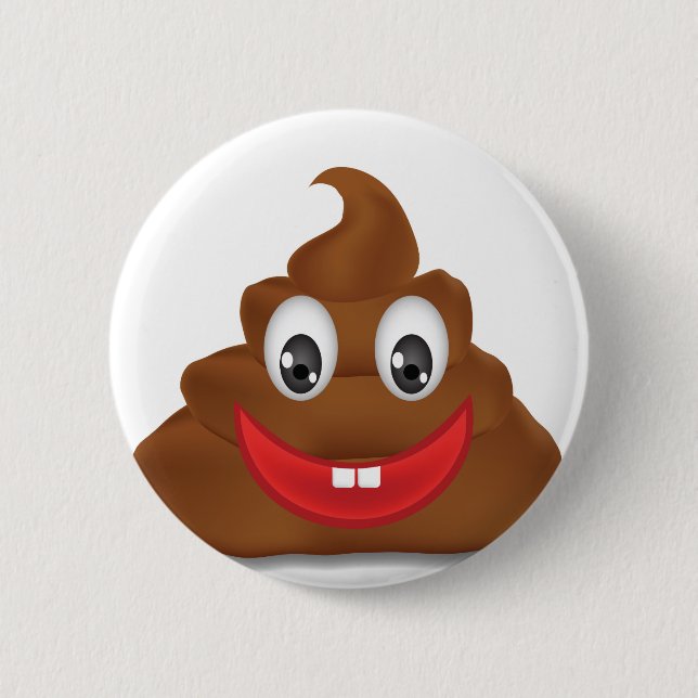 poo emojis pinback button (Front)