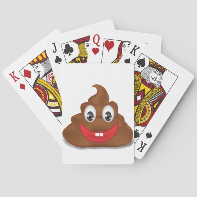 poo emojis poker cards (Back)
