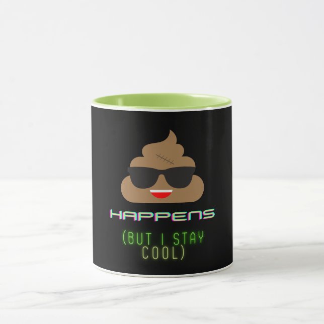 Poo Happens Mug (Center)