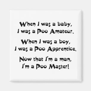 Poo Master Magnet