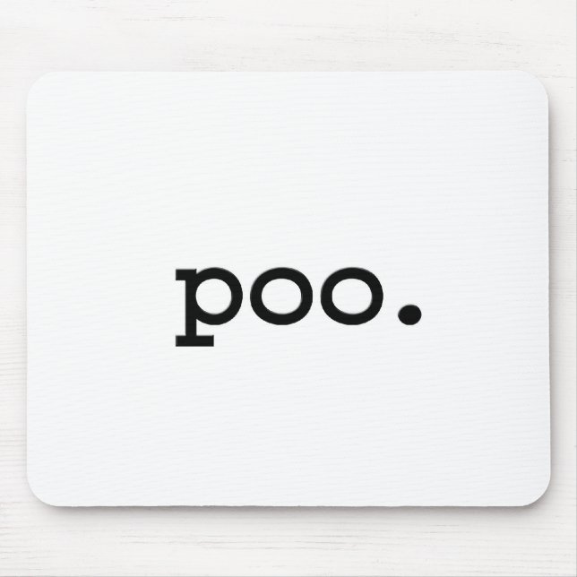 poo. mouse pad (Front)