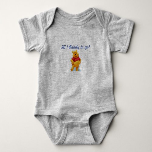Poo Teddy Bear Body suits Baby Bodysuit