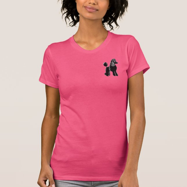 Poodle Accent Women's Jersey T-Shirt (Front)