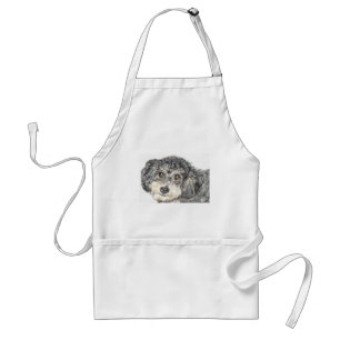 POODLE ADULT APRON