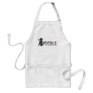 Poodle Adult Apron
