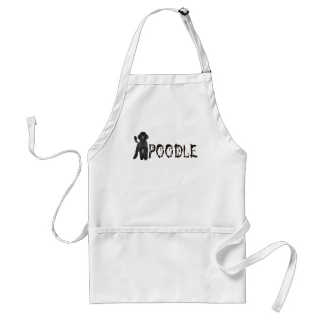 Poodle Adult Apron (Front)