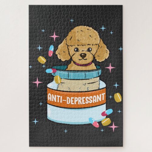 Poodle _ Antidepressant Jigsaw Puzzle