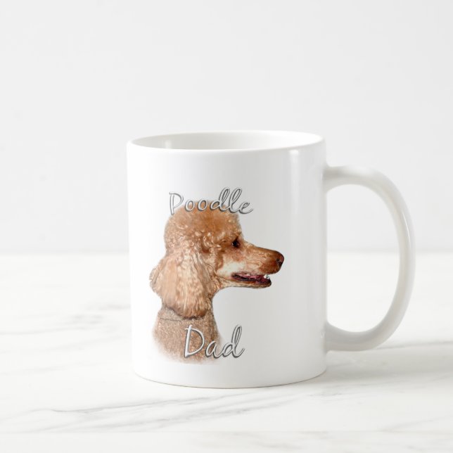 Poodle (apricot) Dad 2 Coffee Mug (Right)