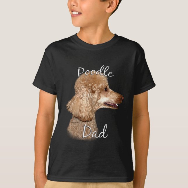 Poodle (apricot) Dad 2 T-Shirt (Front)