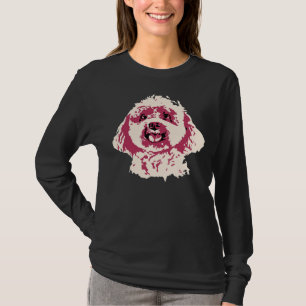 Poodle Art Cute Artistic Colorful Dog Puppy Pet Gi T-Shirt