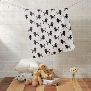 Poodle Baby Blanket